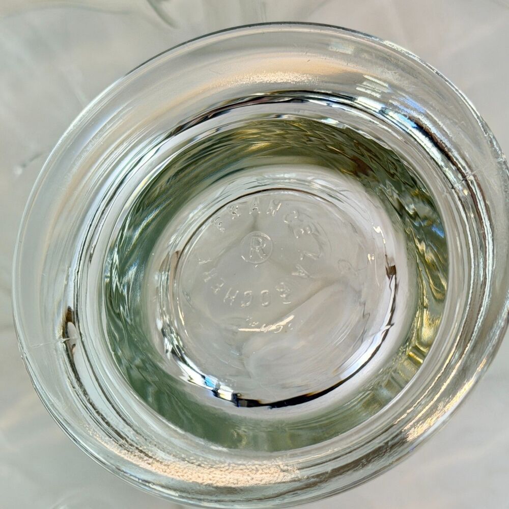 Set of 4 La Rochere Fleur de Lys Highball Glasses Footed Tumblers Made in France - Picture 6 of 6